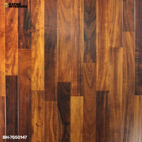 MAPLE WOOD - HIGH GLOSS THREE STRIP WOODEN FLOORING - PER SQUARE FEET